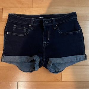 BDG Dark Washed Shorts